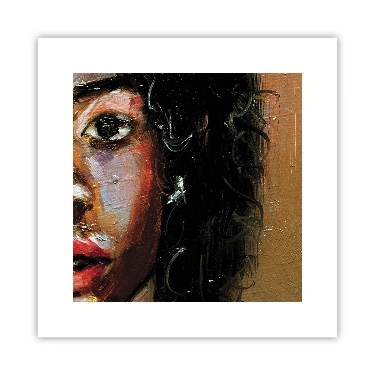 Poszter - Fekete és fény - 30x30 cm