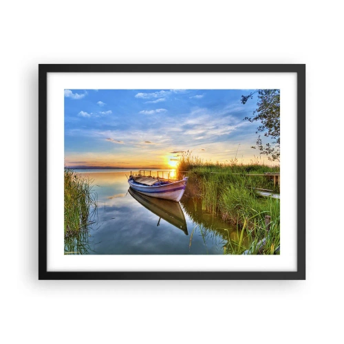 Poszter fehér keretben - Beteljesült álmok öblében - 50x40 cm