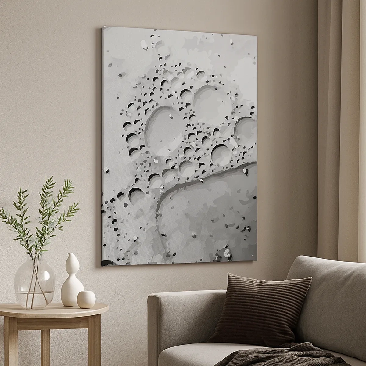 Vászonkép - Nyom a habban - 50x70 cm