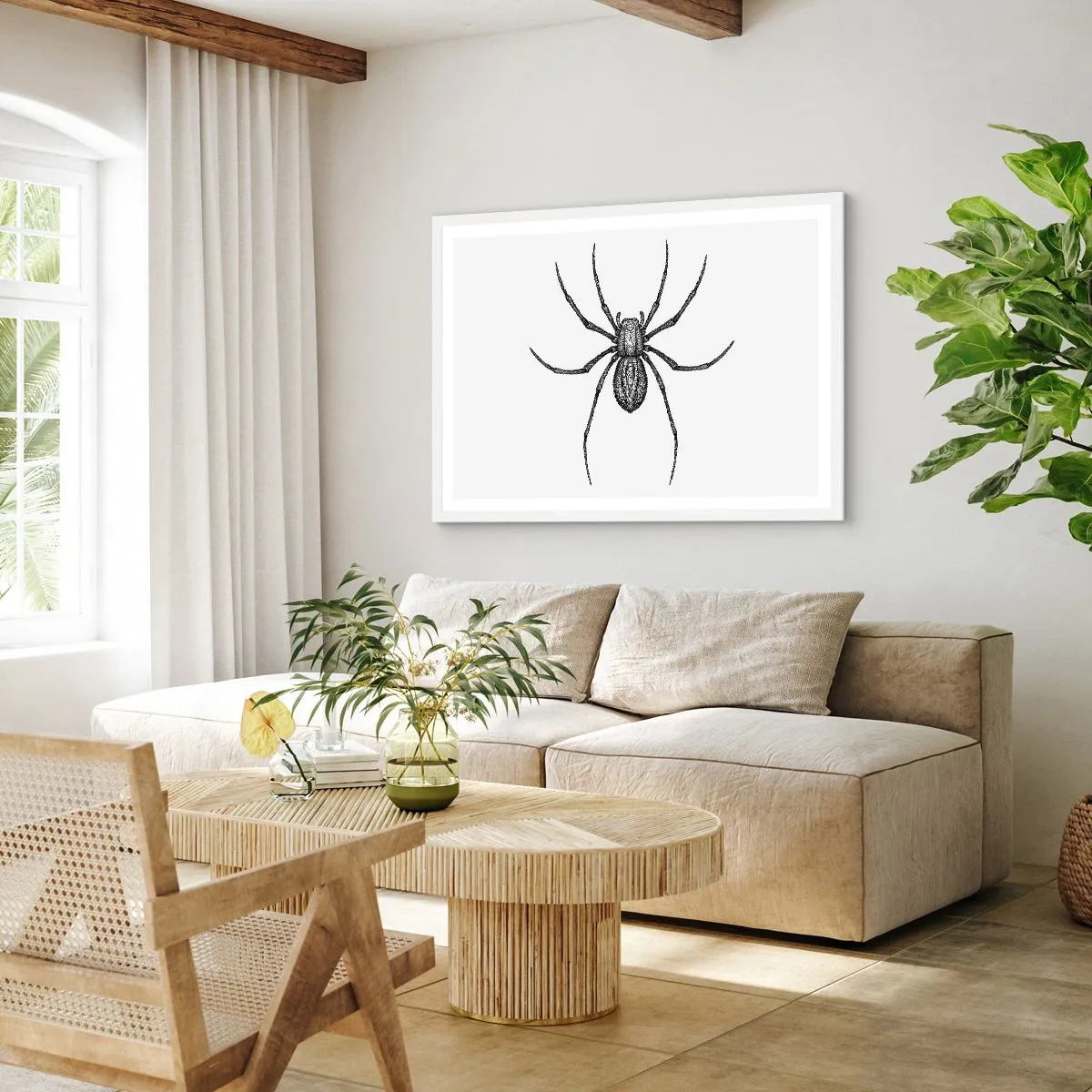 Poszter fekete keretben - Zavaró precizitás - 100x70 cm