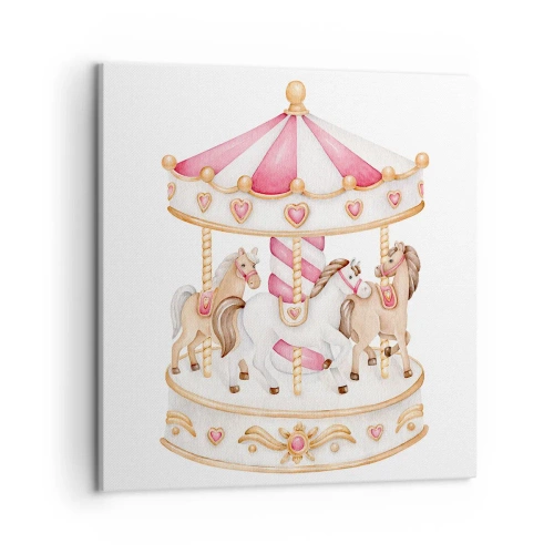 Vászonkép - A gyermekkor édes világa - 50x50 cm