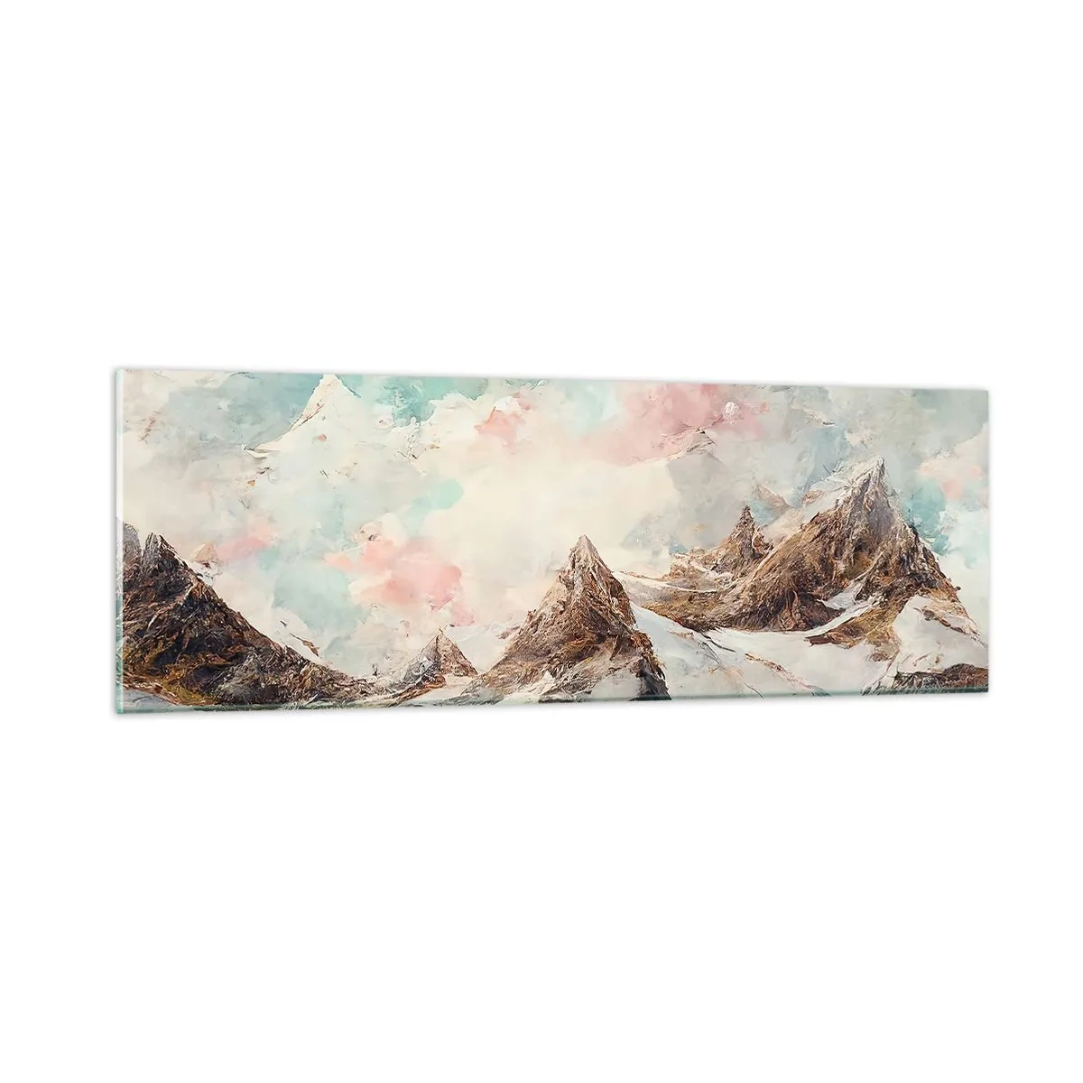 Üveg kép - Sziklás pengék - 90x30 cm