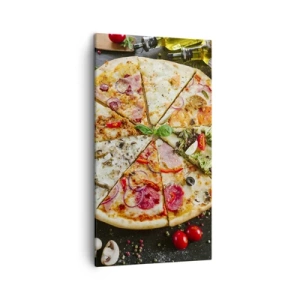 Vászonkép - Ízek palettája - 45x80 cm