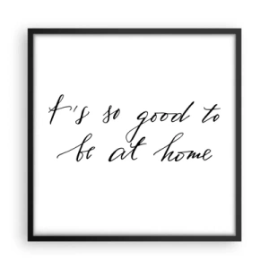 Poszter fehér keretben - Teljes igazság - 50x50 cm