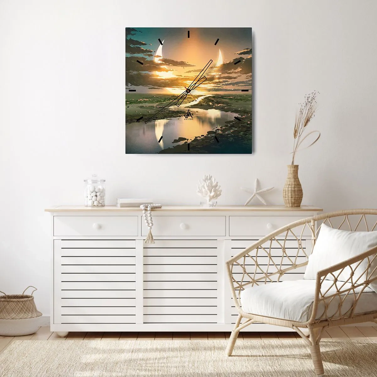 Falióra, Óra - Valahol egy messzi-messzi galaxisban - 30x30 cm