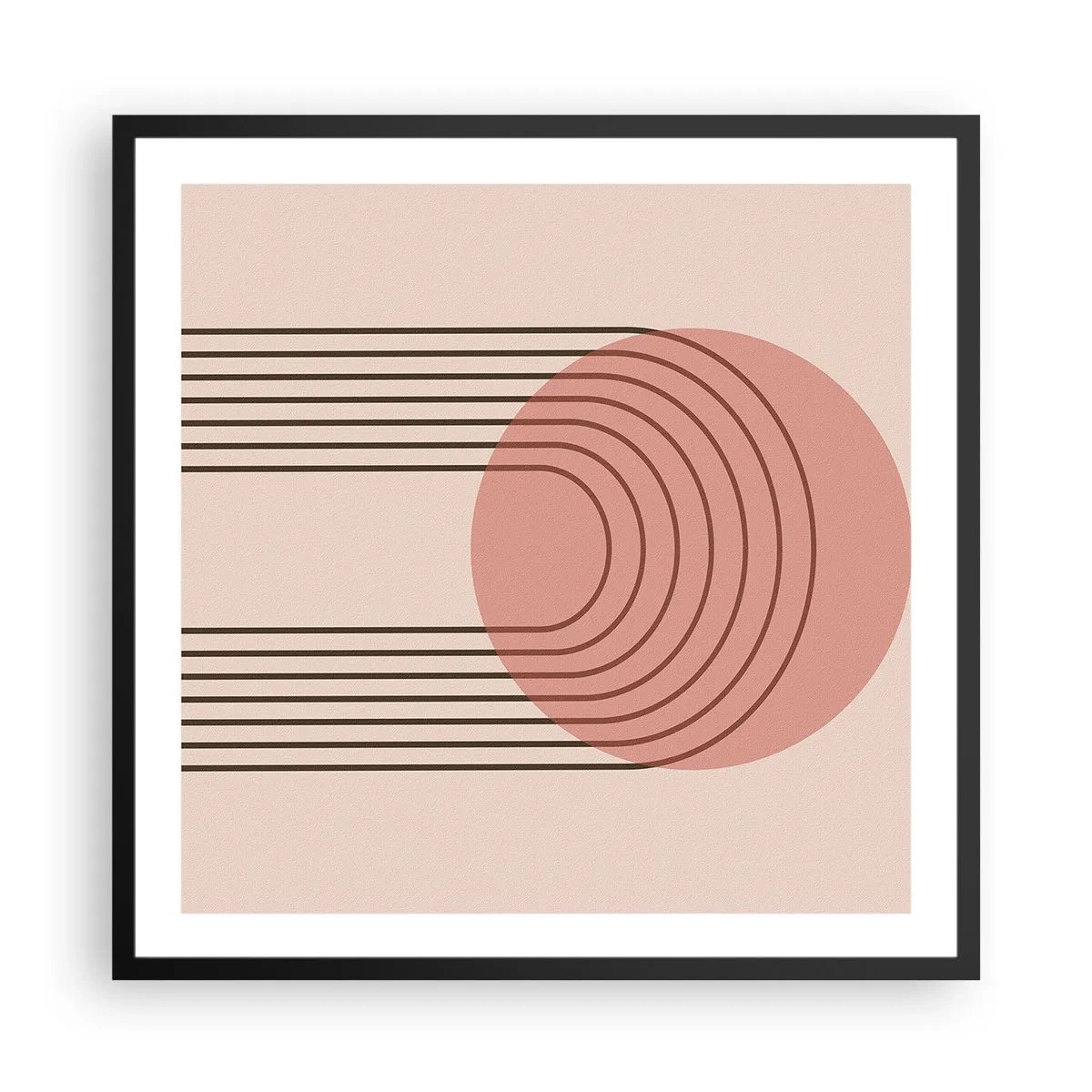 Poszter fehér keretben - Ellenállhatatlan vonzalom - 60x60 cm