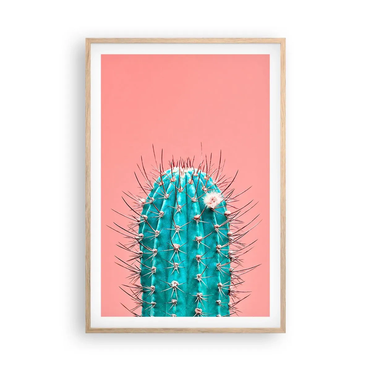 Poszter világos tölgy keretben - Csak nézz - 61x91 cm