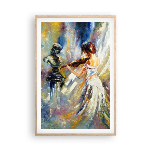 Poszter világos tölgy keretben - Újraélesztés érzéssel - 61x91 cm