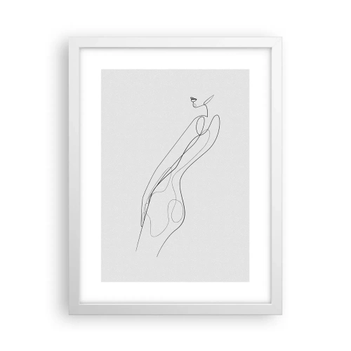 Poszter fekete keretben - Csak egy ígéret - 30x40 cm