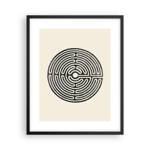Poszter fehér keretben - Titokzatos rend - 40x50 cm