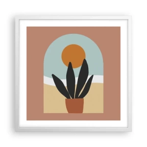 Poszter fekete keretben - Kis örömök - 50x50 cm