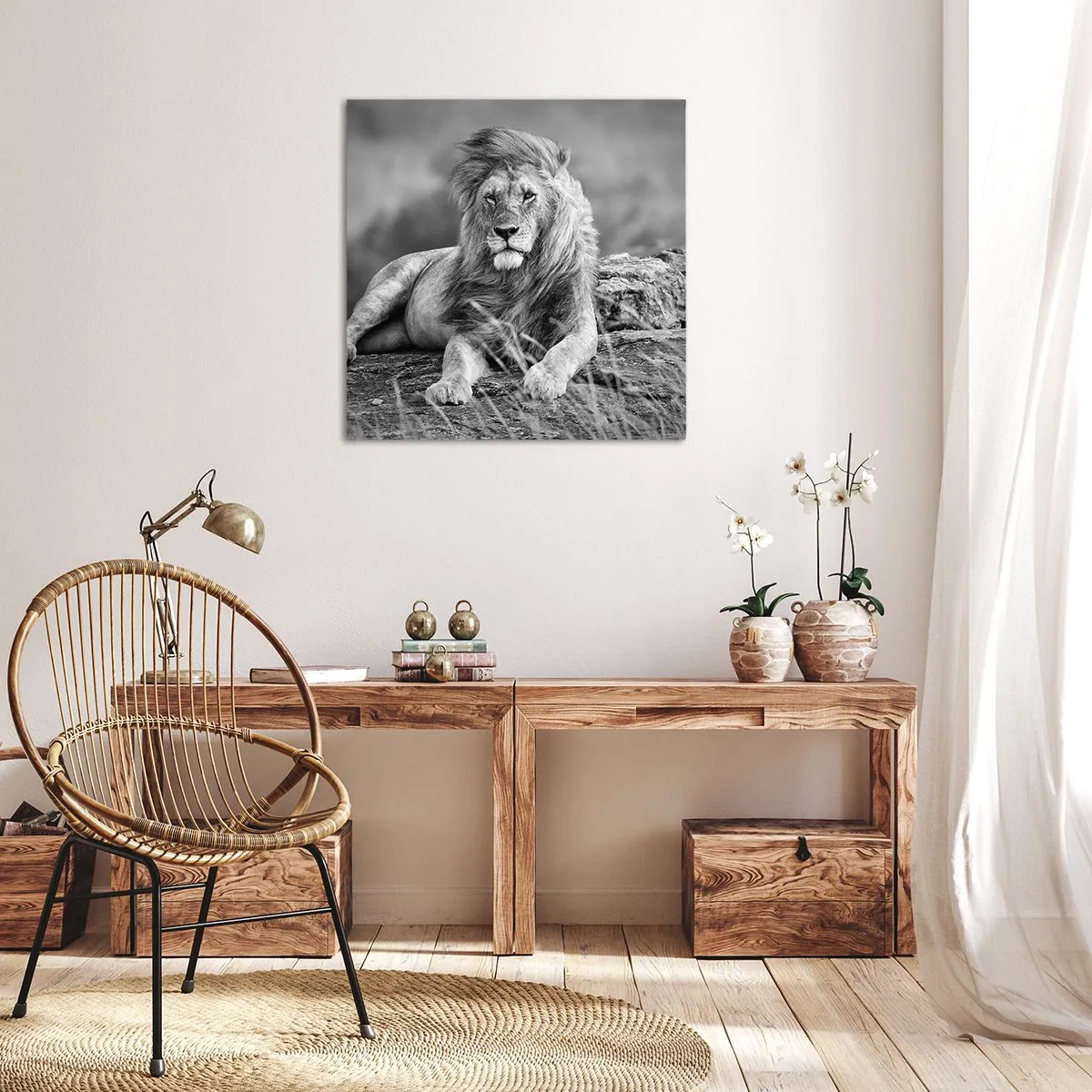 Vászonkép - Királyi szieszta - 60x60 cm