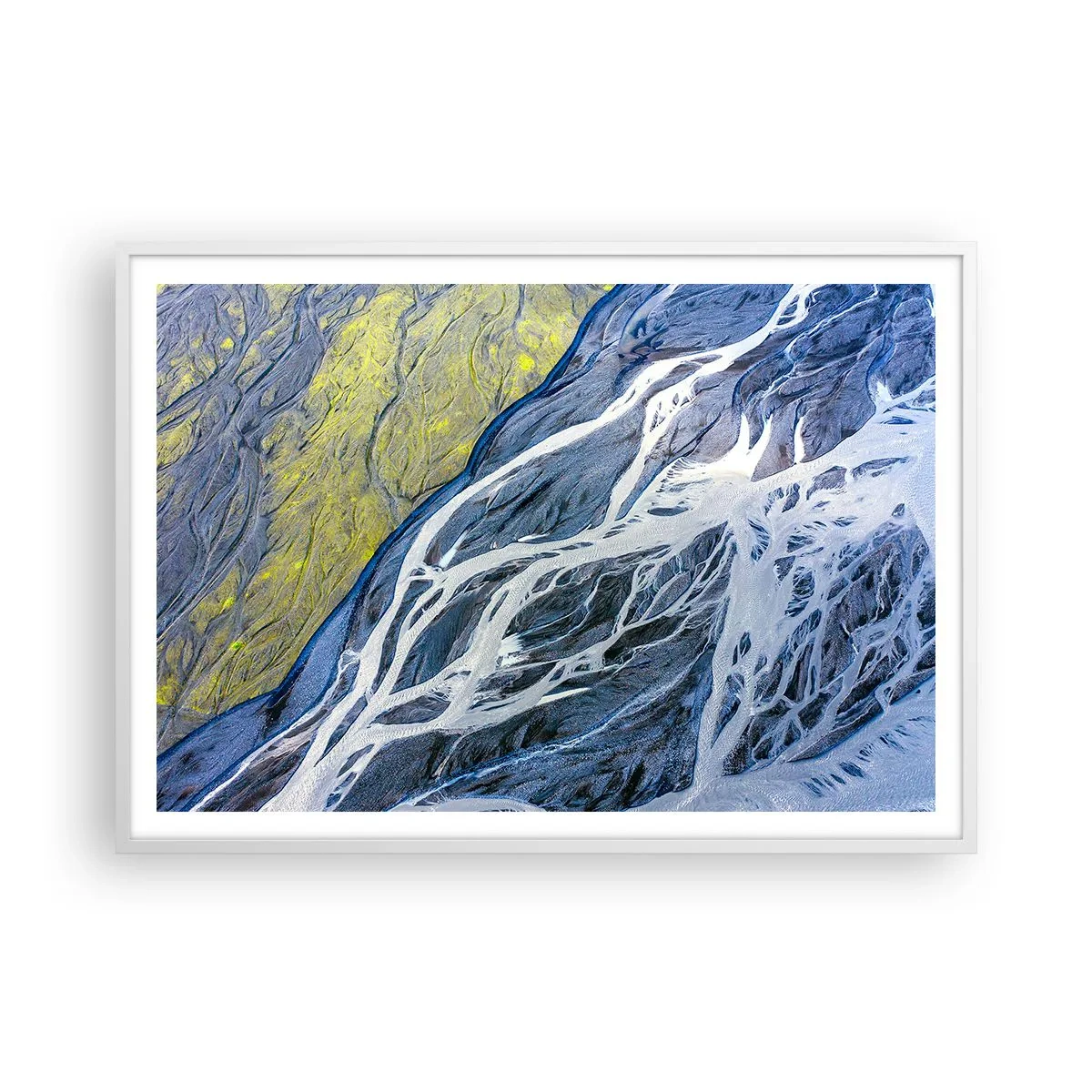 Poszter fekete keretben - A természet barlangrajzai - 100x70 cm