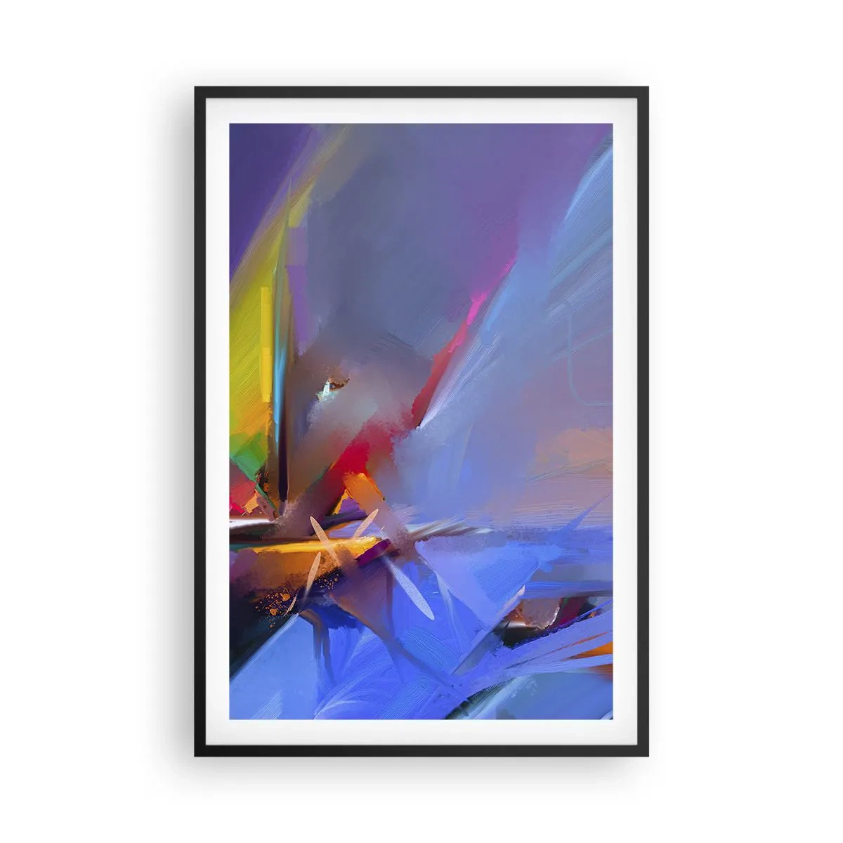 Poszter fehér keretben - Propellerek, mint a madár - 61x91 cm