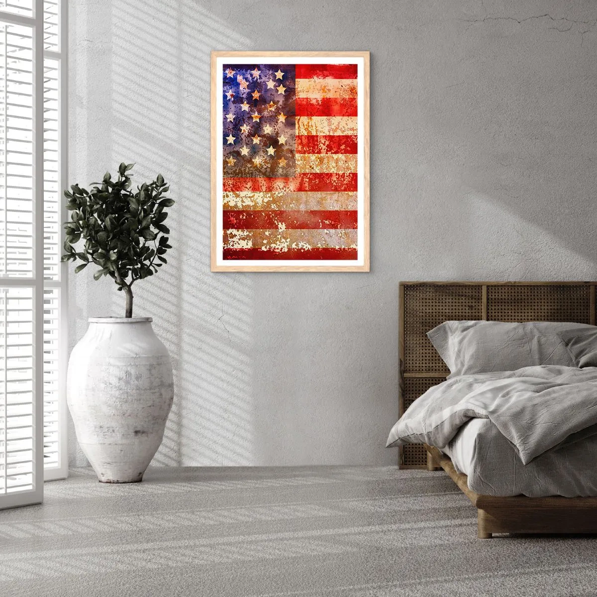 Poszter világos tölgy keretben - A dicsőség nem múlik el - 70x100 cm