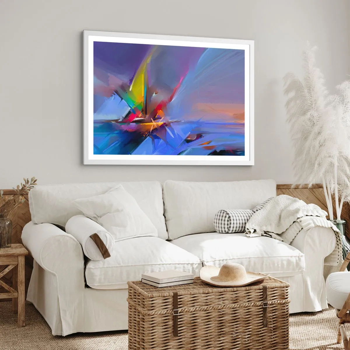 Poszter fekete keretben - Propellerek, mint a madár - 100x70 cm