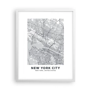 Poszter fekete keretben - Metropolisz anatómiája - 40x50 cm