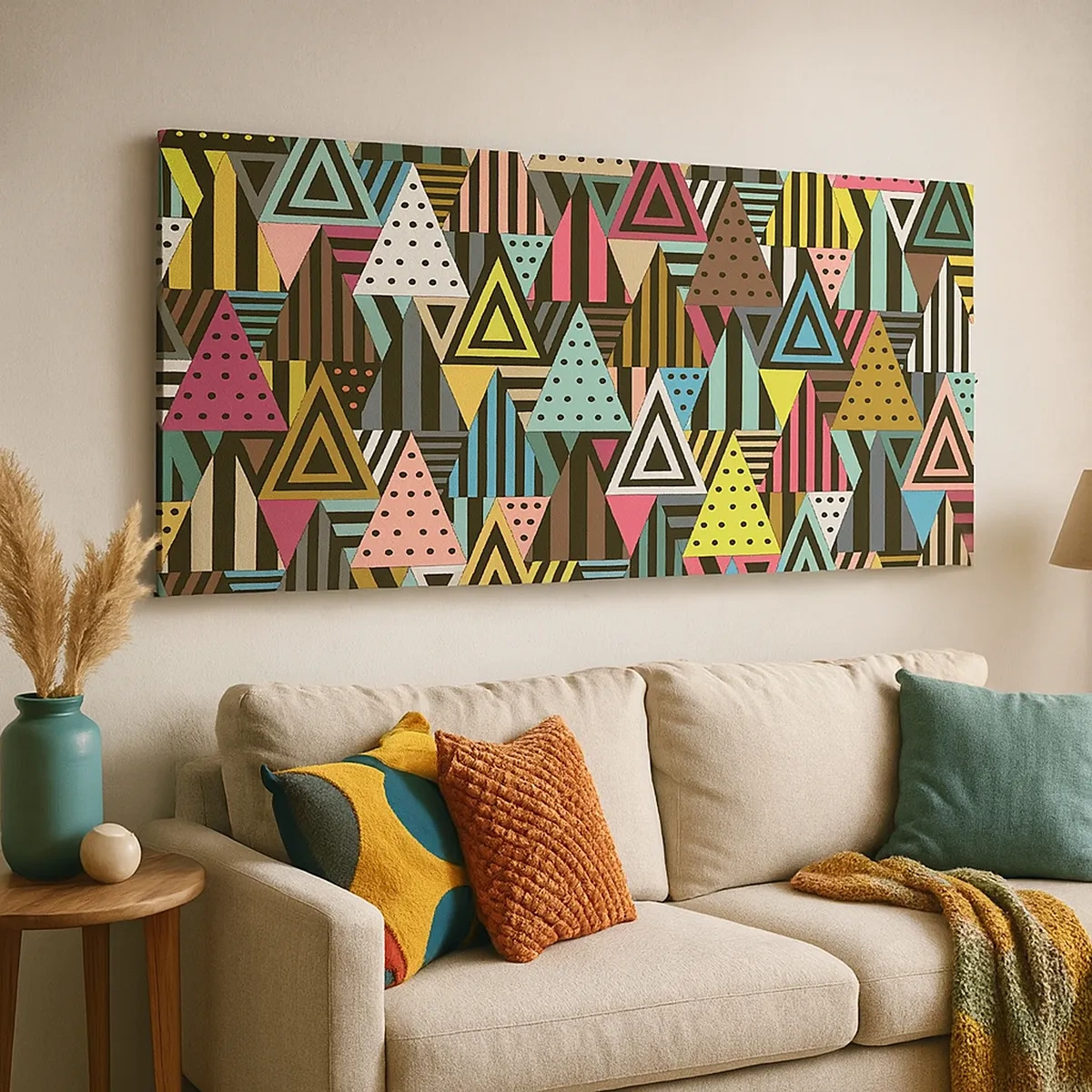 Vászonkép - Hármas ritmusban - 30x30 cm