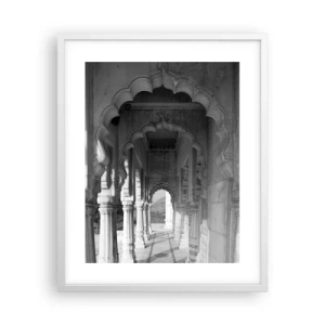 Poszter fekete keretben - Itt játszódnak a Kelet meséi - 40x50 cm