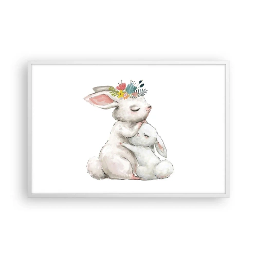 Poszter fekete keretben - Nincs olyan, mint anyánál - 91x61 cm