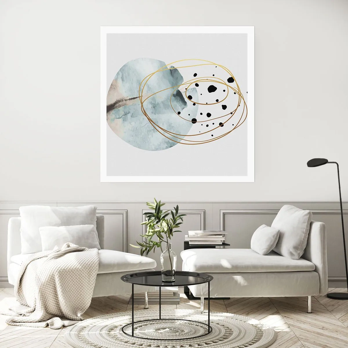 Poszter - Az ölelő térben - 50x50 cm