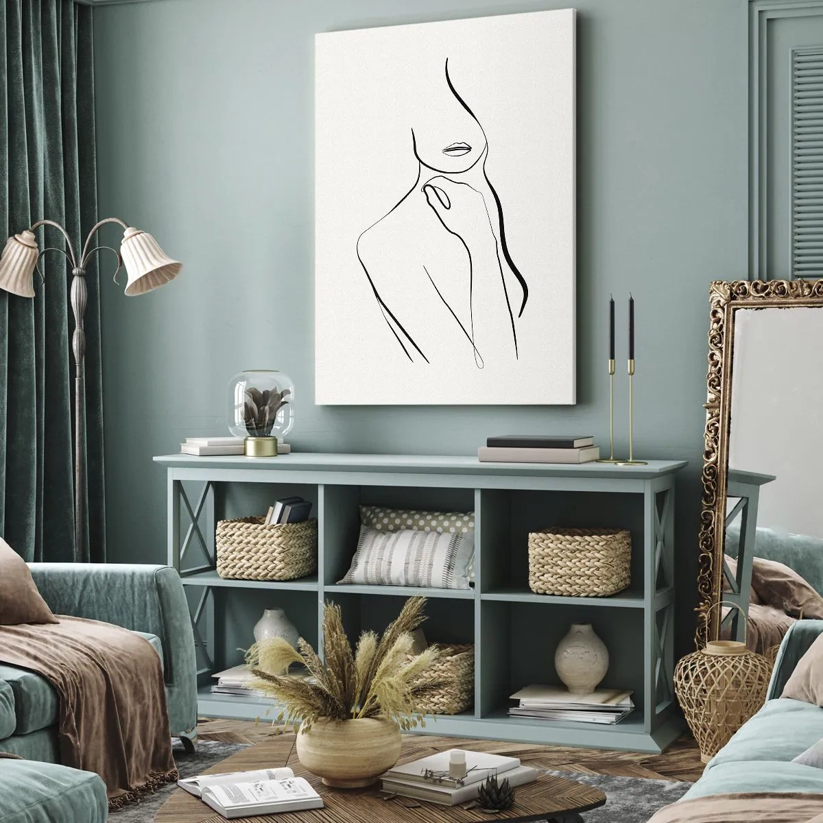 Vászonkép - A melankólia hulláma - 65x120 cm