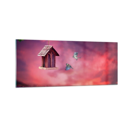 Üveg kép - Meghívás vacsorára - 100x40 cm