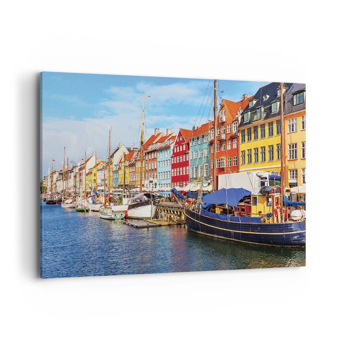 Vászonkép - Örömteli rakpart - 120x80 cm