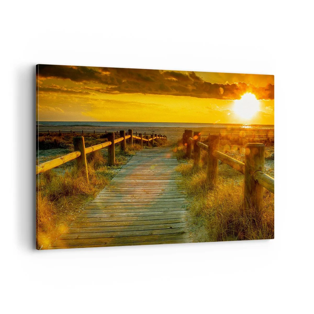 Vászonkép - Régi aranyban fürdetve - 100x70 cm