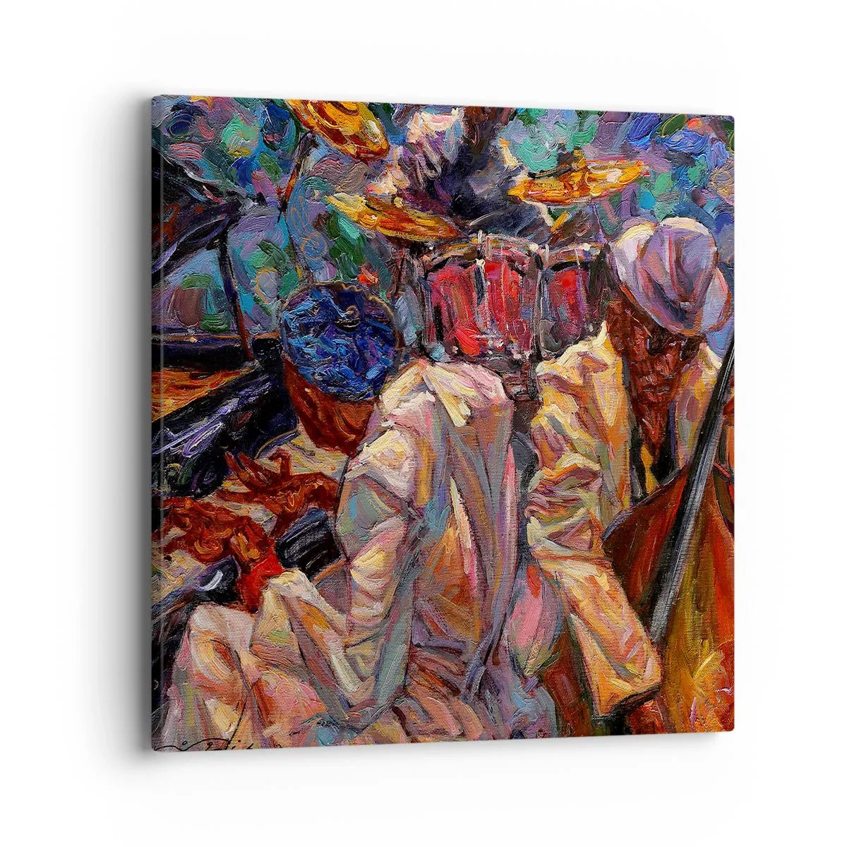 Vászonkép - Egy ritmusban - 40x40 cm