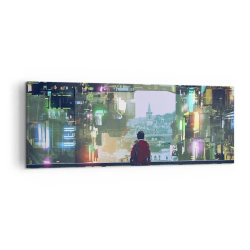 Vászonkép - Két világ - 140x50 cm