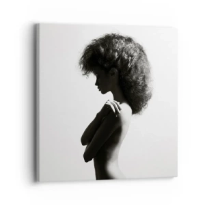 Vászonkép - Mint virág a karcsú száron - 30x30 cm