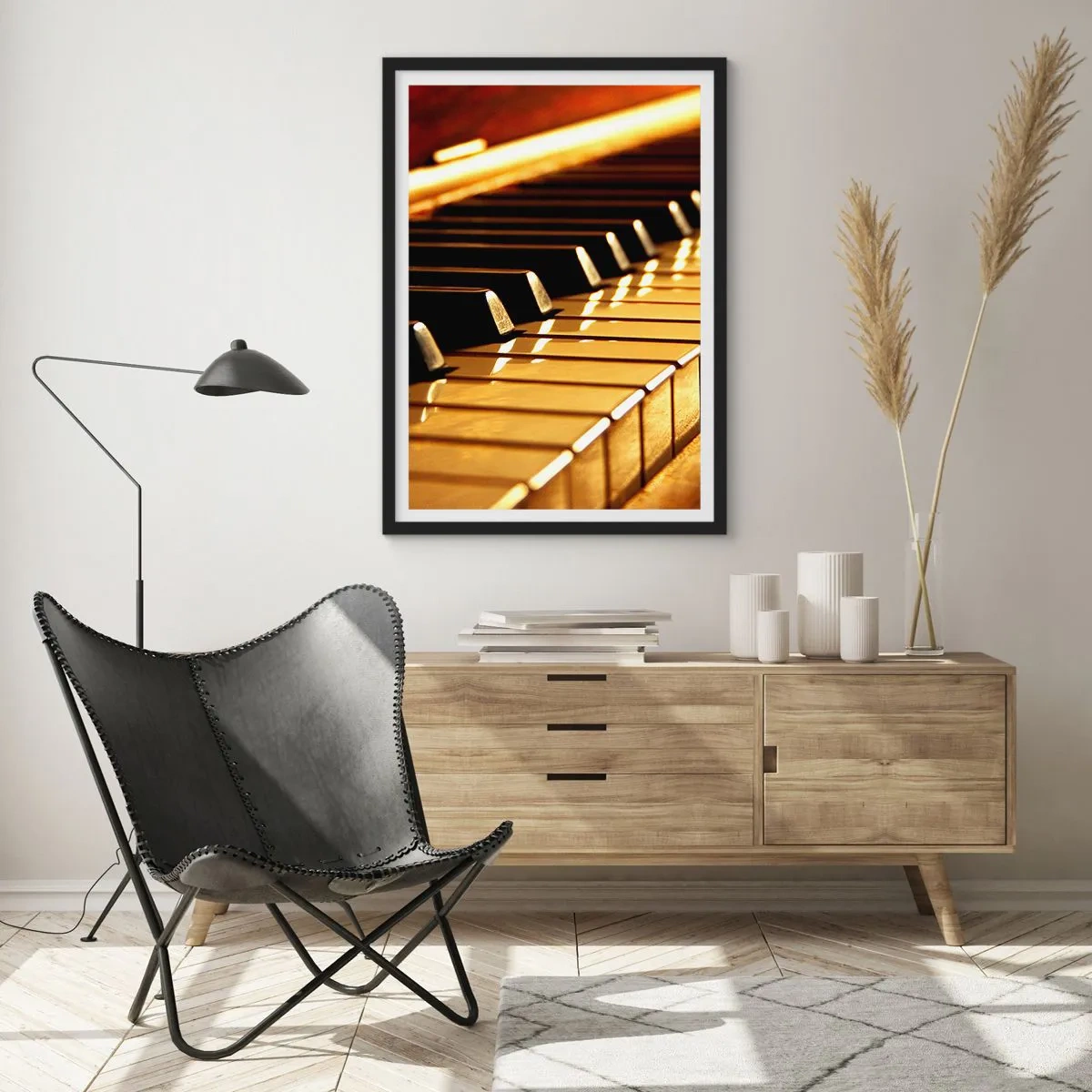 Poszter fehér keretben - Végtelen lehetőségek - 30x40 cm