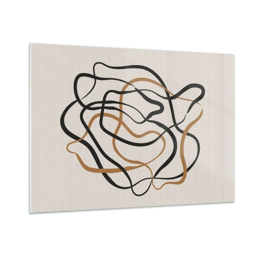 Üveg kép - Minden összezavarodott - 100x70 cm