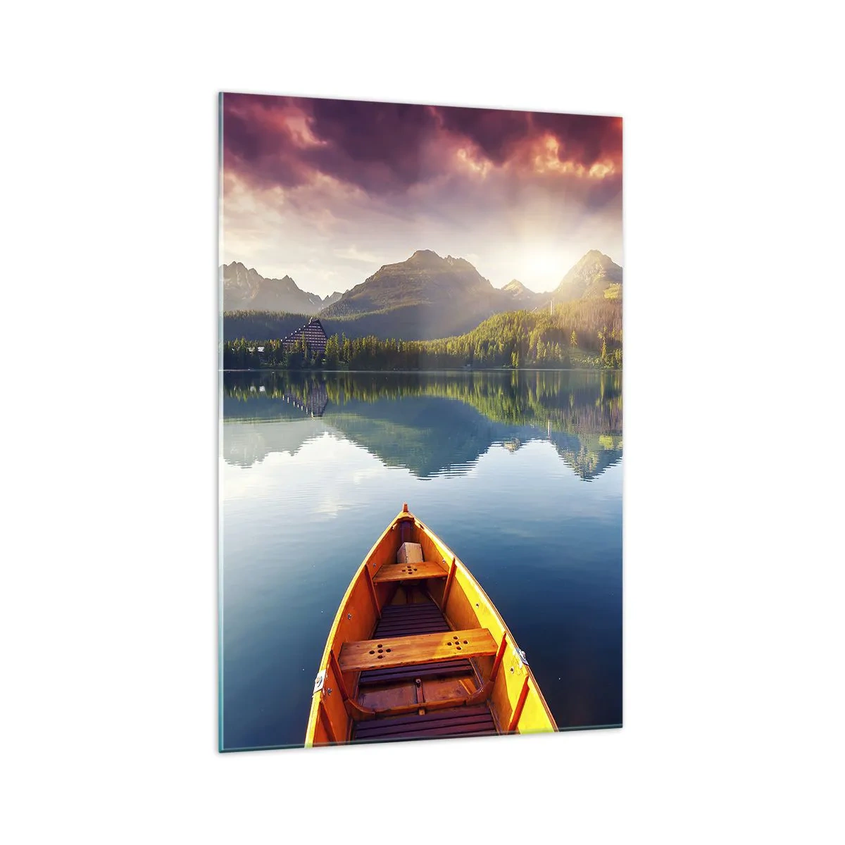 Üveg kép - Semmi a természet ellen - 70x100 cm