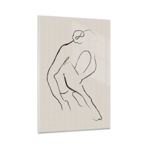 Üveg kép - Intim vázlat - 80x120 cm