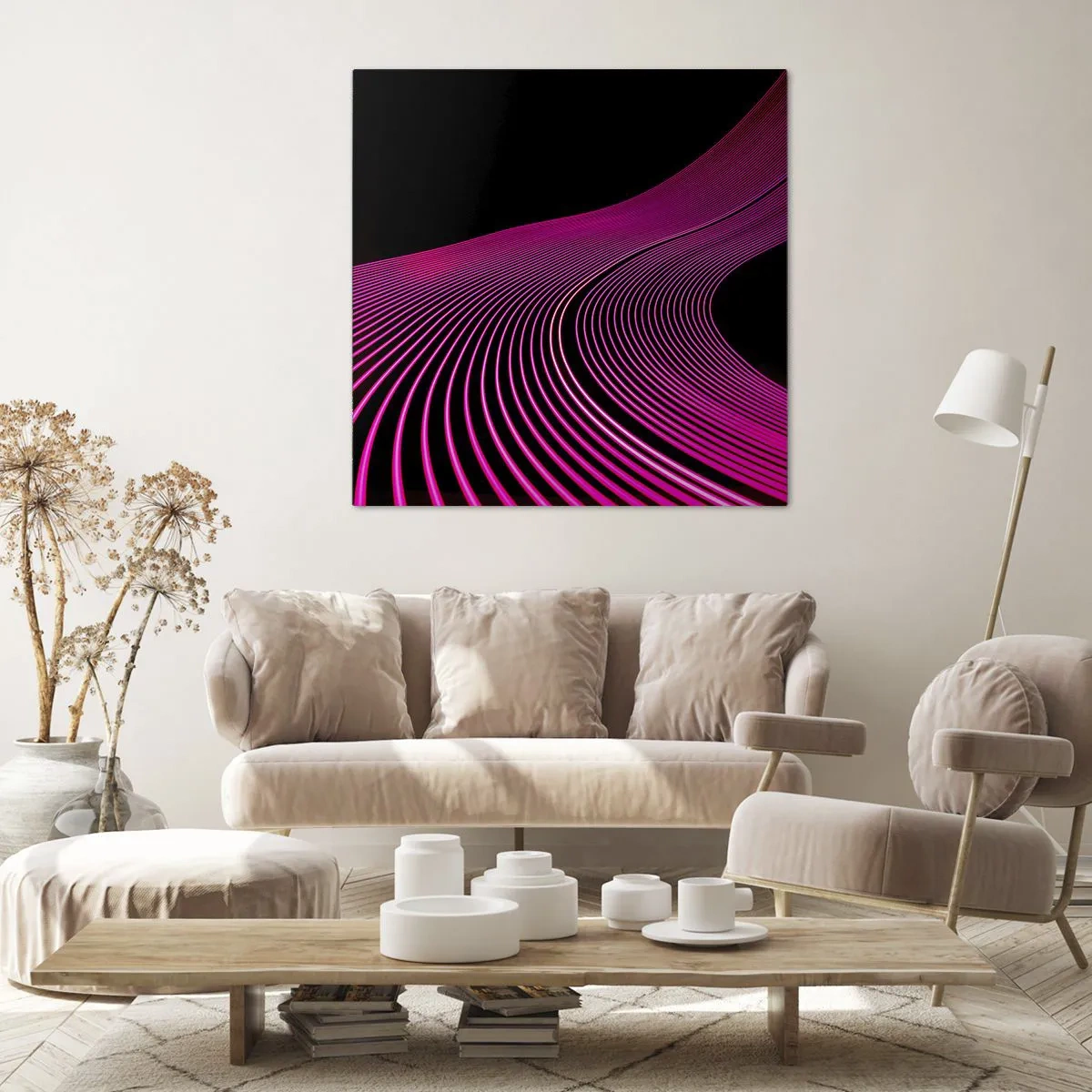 Vászonkép - A fény sugárútján - 50x50 cm