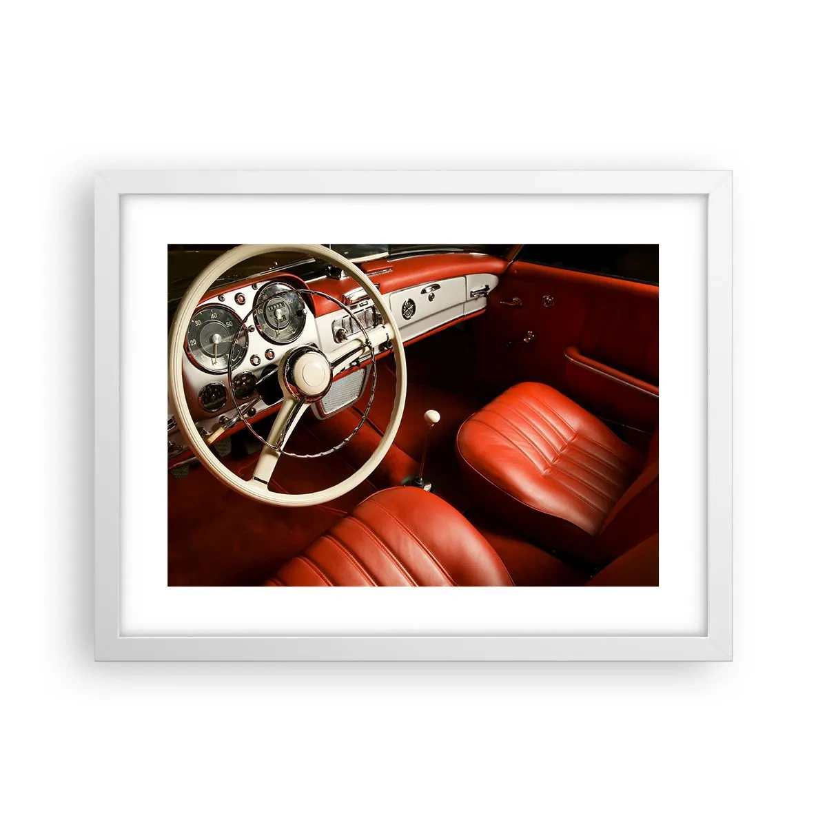 Poszter fekete keretben - Luxus vintage stílusban - 40x30 cm