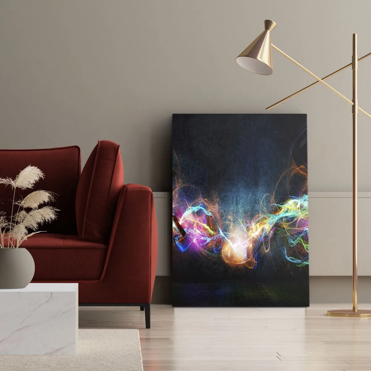 Vászonkép - Vígan a sötét ellen - 50x70 cm