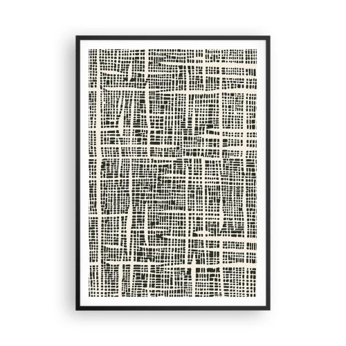 Poszter fehér keretben - Szőtt kompozíció - 70x100 cm