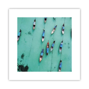 Poszter - Örömteli várakozásban - 30x30 cm