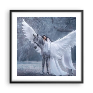 Poszter fehér keretben - Egy ihletett pillanat - 50x50 cm