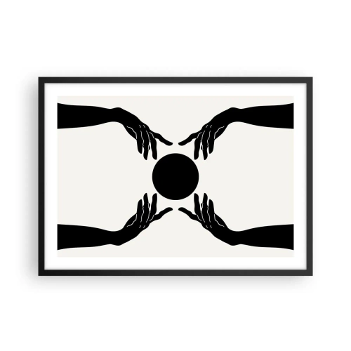 Poszter fehér keretben - Egy titkos jel - 70x50 cm