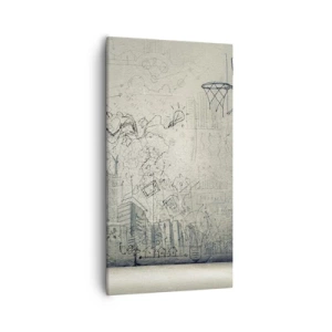 Vászonkép - A remek városi életem - 55x100 cm