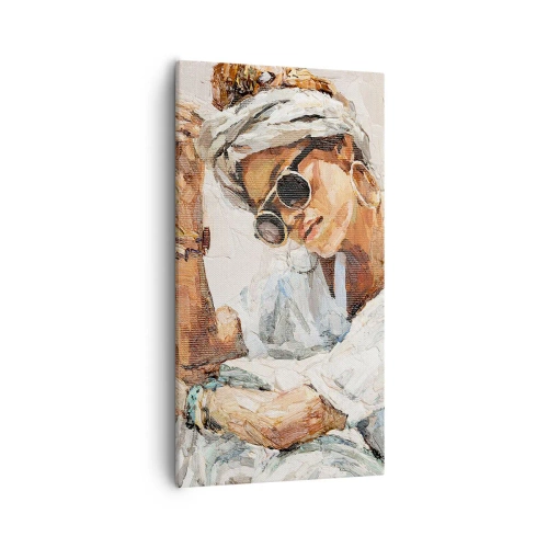 Vászonkép - Portré teljes napfényben - 55x100 cm