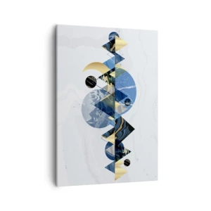 Vászonkép - Geometriai táj - 50x70 cm