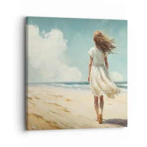 Vászonkép - Találkozás a nappal és a széllel - 30x30 cm