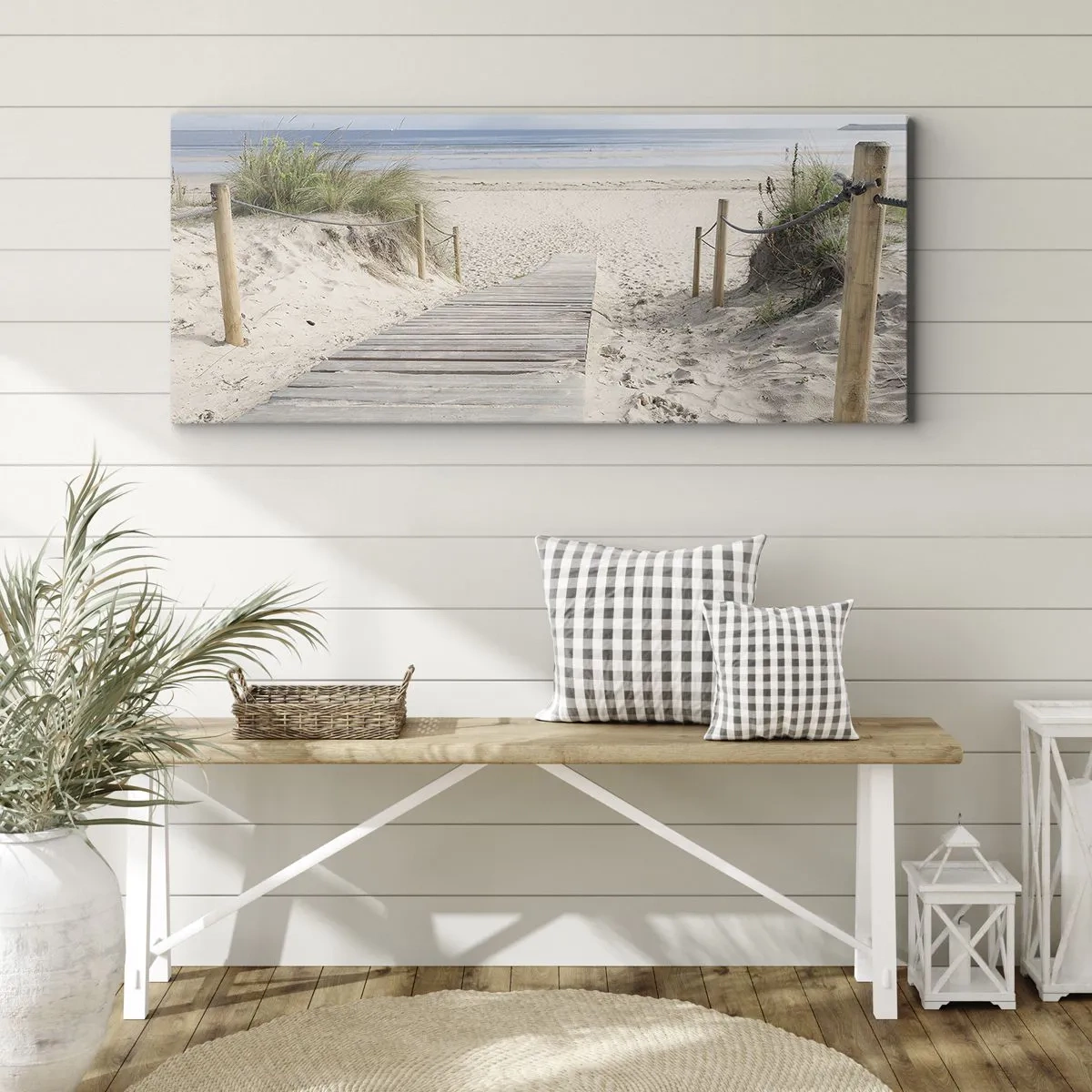 Vászonkép - A horizontig - 100x40 cm