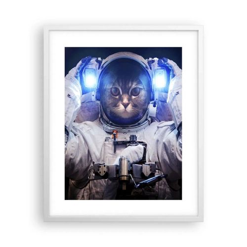 Poszter fekete keretben - Houston, baj van - 40x50 cm