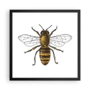 Poszter fehér keretben - Gyönyörű és jó - 40x40 cm